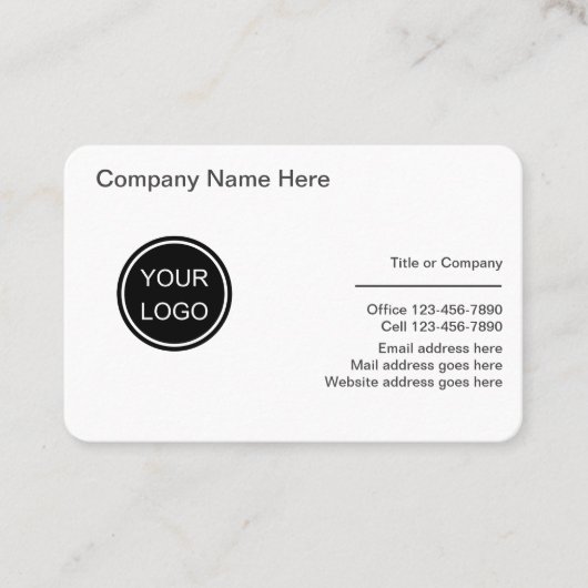 Carte De Visite Professionnel personnalisé (Devant)