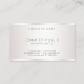 Carte De Visite Professionnel personnalisé Simple Modèle moderne (Dos)