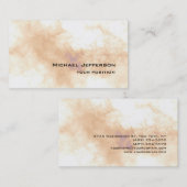 Carte De Visite Professionnel personnel tendance unique (Devant / Derrière)