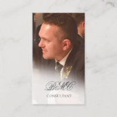 Carte De Visite Professionnel photo simple et élégant (Devant)