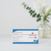 Carte de visite professionnel photographique (Debout devant)