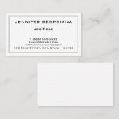 Carte de visite professionnel pimpant et de base (Devant / Derrière)