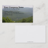 Carte de visite professionnel pittoresque Te de (Devant / Derrière)