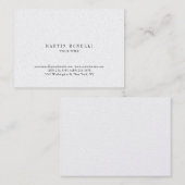 Carte de visite professionnel Plain Chubby (Devant / Derrière)