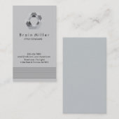 Carte De Visite Professionnel Plain Élégant Moderne Simple Hexagon (Devant / Derrière)
