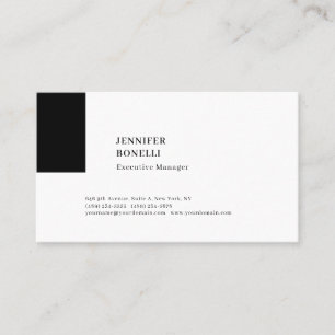 Carte De Visite Professionnel plain minimaliste moderne tendance