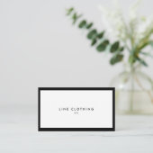 Carte de visite professionnel pour la boutique de (Debout devant)