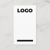 Carte de visite professionnel pour l'entrepreneur  (Devant)