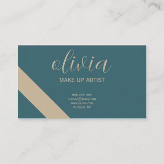Carte de visite professionnel pour maquillage