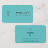 Carte De Visite professionnel, propre, sérieux, élégant, (Devant / Derrière)