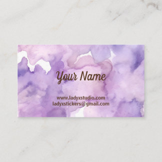 Carte de visite professionnel Purple Lavender