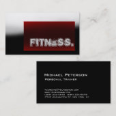 Carte de visite professionnel Red Grey (Devant / Derrière)