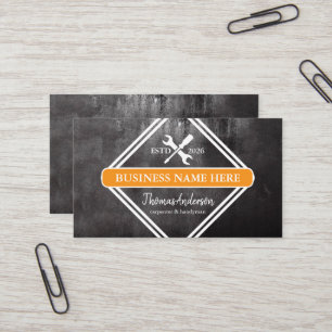 Carte De Visite Professionnel Réparateur de Maison Moderne Homme à
