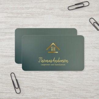 Carte De Visite Professionnel Réparateur de Maison Moderne Homme à