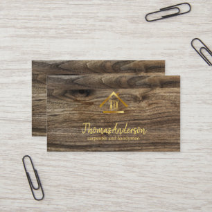 Carte De Visite Professionnel Réparateur de Maison Moderne Homme à