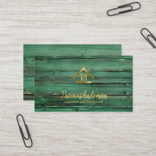 Carte De Visite Professionnel Réparateur de Maison Moderne Homme à