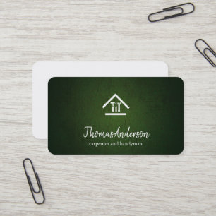 Carte De Visite Professionnel Réparateur de Maison Moderne Homme à