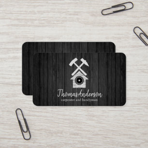 Carte De Visite Professionnel Réparateur de Maison Moderne Homme à