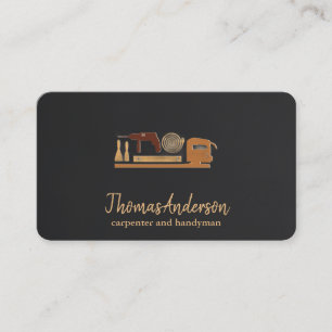 Carte De Visite Professionnel Réparateur de Maison Moderne Homme à