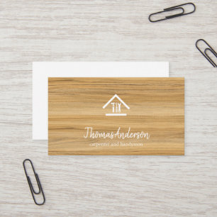 Carte De Visite Professionnel Réparateur de Maison Moderne Homme à