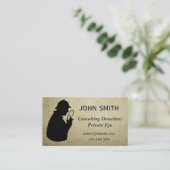 Carte De Visite Professionnel révélateur de détective privé (Debout devant)