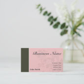 Carte de visite professionnel [rose/brun] (Debout devant)