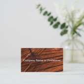 Carte de visite professionnel Rustic Wood (Debout devant)