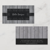 Carte De Visite Professionnel rustique (Devant / Derrière)