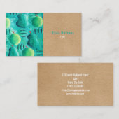 Carte De Visite Professionnel rustique et élégant (Devant / Derrière)