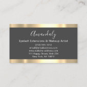 Carte De Visite Professionnel Services d'affaires Gold Logo VIP Gr (Dos)