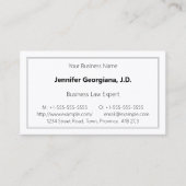 Carte de visite professionnel simple (Devant)