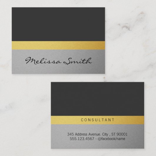 Carte De Visite Professionnel simple (Devant / Derrière)