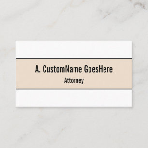 Carte de visite professionnel simple