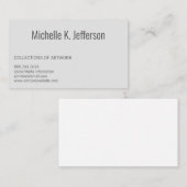Carte De Visite Professionnel simple (Devant / Derrière)