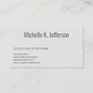 Carte De Visite Professionnel simple