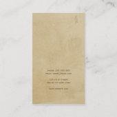 Carte De Visite Professionnel simple de stylo d'auteur de cool (Dos)