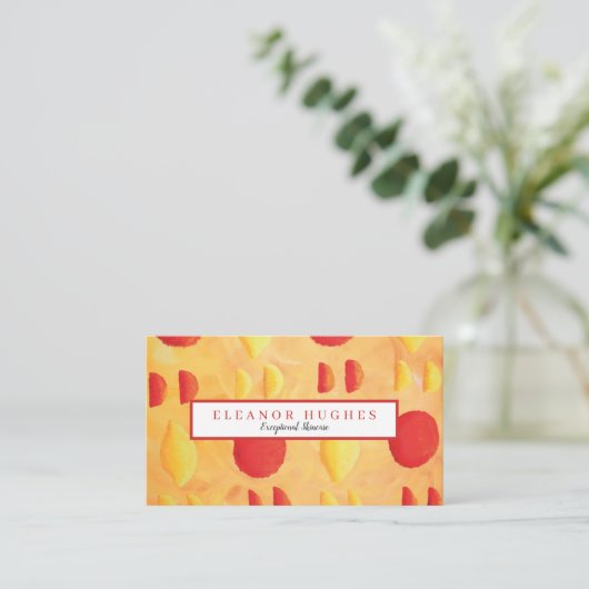 Carte De Visite Professionnel simple et élégant (Debout devant)