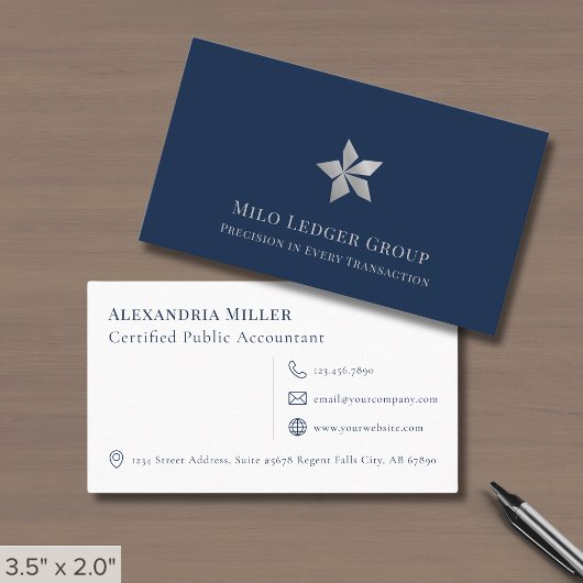 Carte de visite professionnel simple et élégant