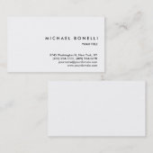 Carte de visite professionnel simple et tendance (Devant / Derrière)