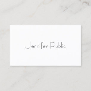 Carte De Visite Professionnel simple minimaliste élégant moderne