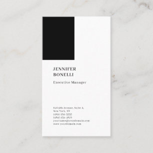 Carte De Visite Professionnel simple minimaliste moderne tendance