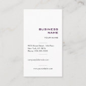 Carte de visite professionnel simple moderne (Devant)