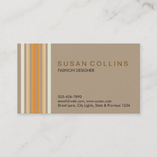 Carte De Visite Professionnel Simple Plain Élégant Moderne