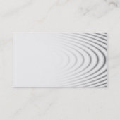 Carte De Visite Professionnel Simple Plat Moderne Design Gris (Dos)
