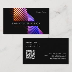 Carte De Visite Professionnel, Smart Design, QR Code