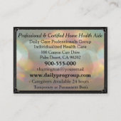 Carte De Visite Professionnel spécial élégant de service de (Dos)