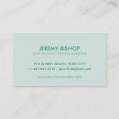 Carte de visite professionnel surf (Dos)