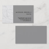 Carte de visite professionnel tendance en brique m (Devant / Derrière)