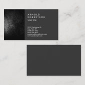 Carte de visite professionnel tendance en cuir (Devant / Derrière)