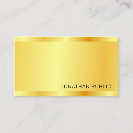 Carte De Visite Professionnel tendance Moderne Élégant Design simp (Devant)